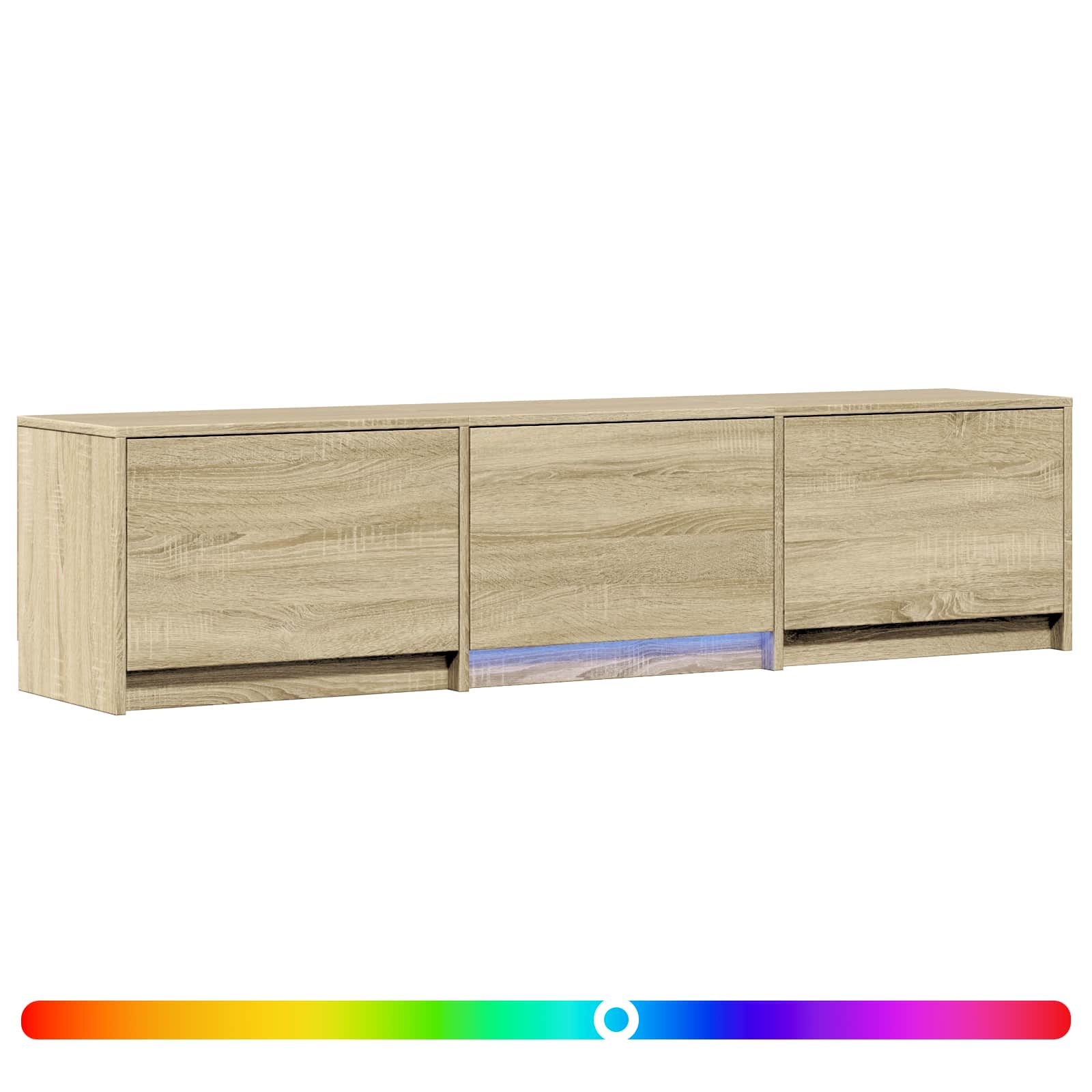 TV ormarić s LED rasvjetom Sonoma hrast 165 x 34 x 40 cm