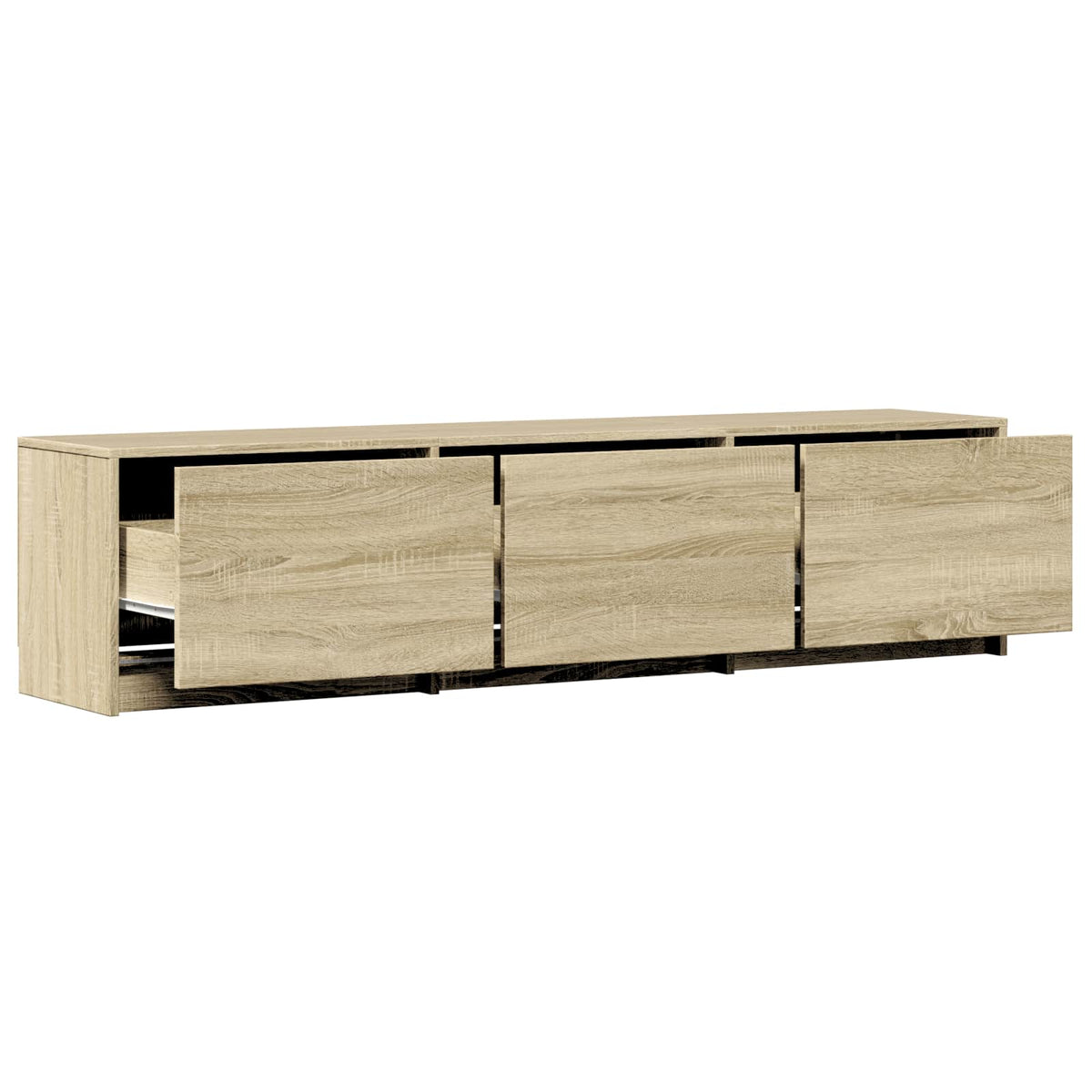 TV ormarić s LED rasvjetom Sonoma hrast 165 x 34 x 40 cm