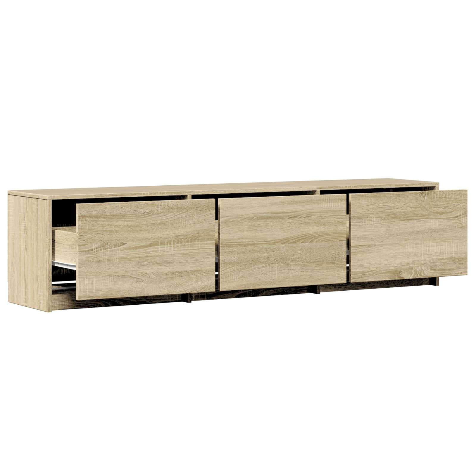 TV ormarić s LED rasvjetom Sonoma hrast 165 x 34 x 40 cm