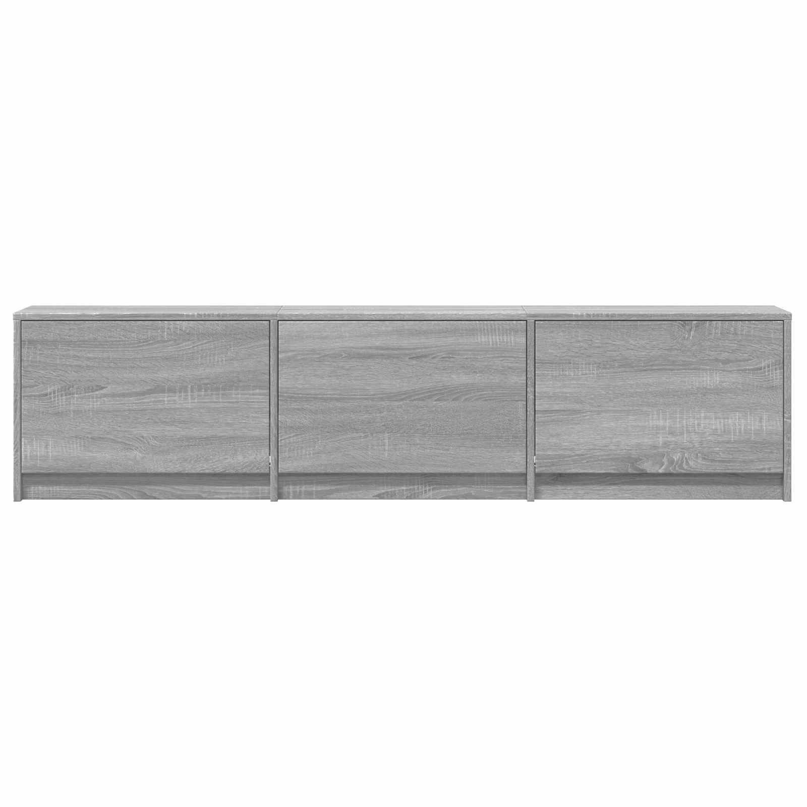 TV ormarić s LED rasvjetom Sivi Sonoma 165 x 34 x 40 cm