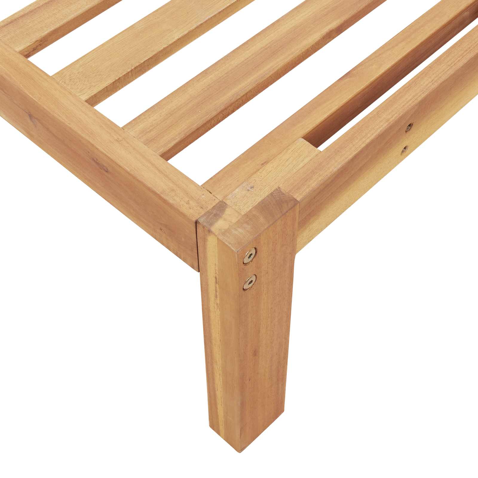Set sofe s jastukom Siva 133 x 92 x 69 cm Čvrsto drvo akacije
