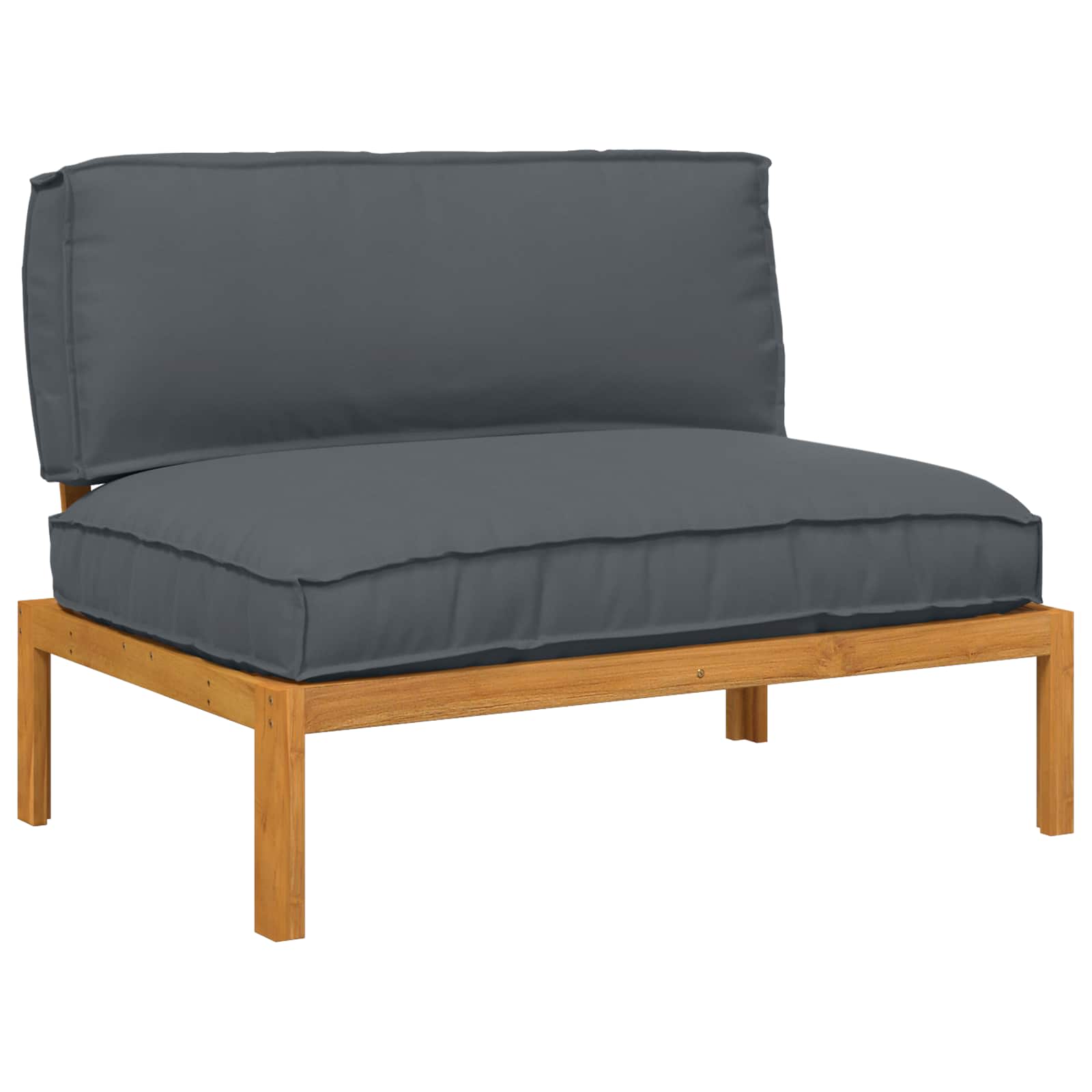 Set sofe Antracit 120 x 92 x 69 cm Čvrsto drvo akacije