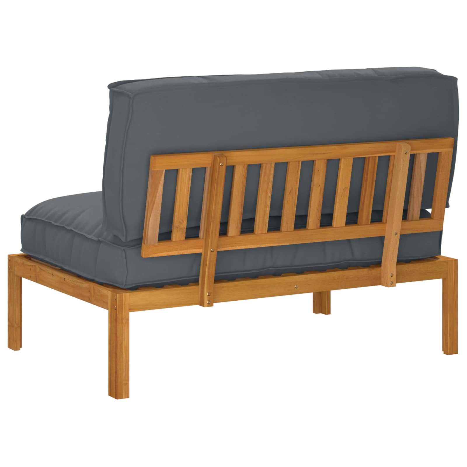 Set sofe Antracit 120 x 92 x 69 cm Čvrsto drvo akacije