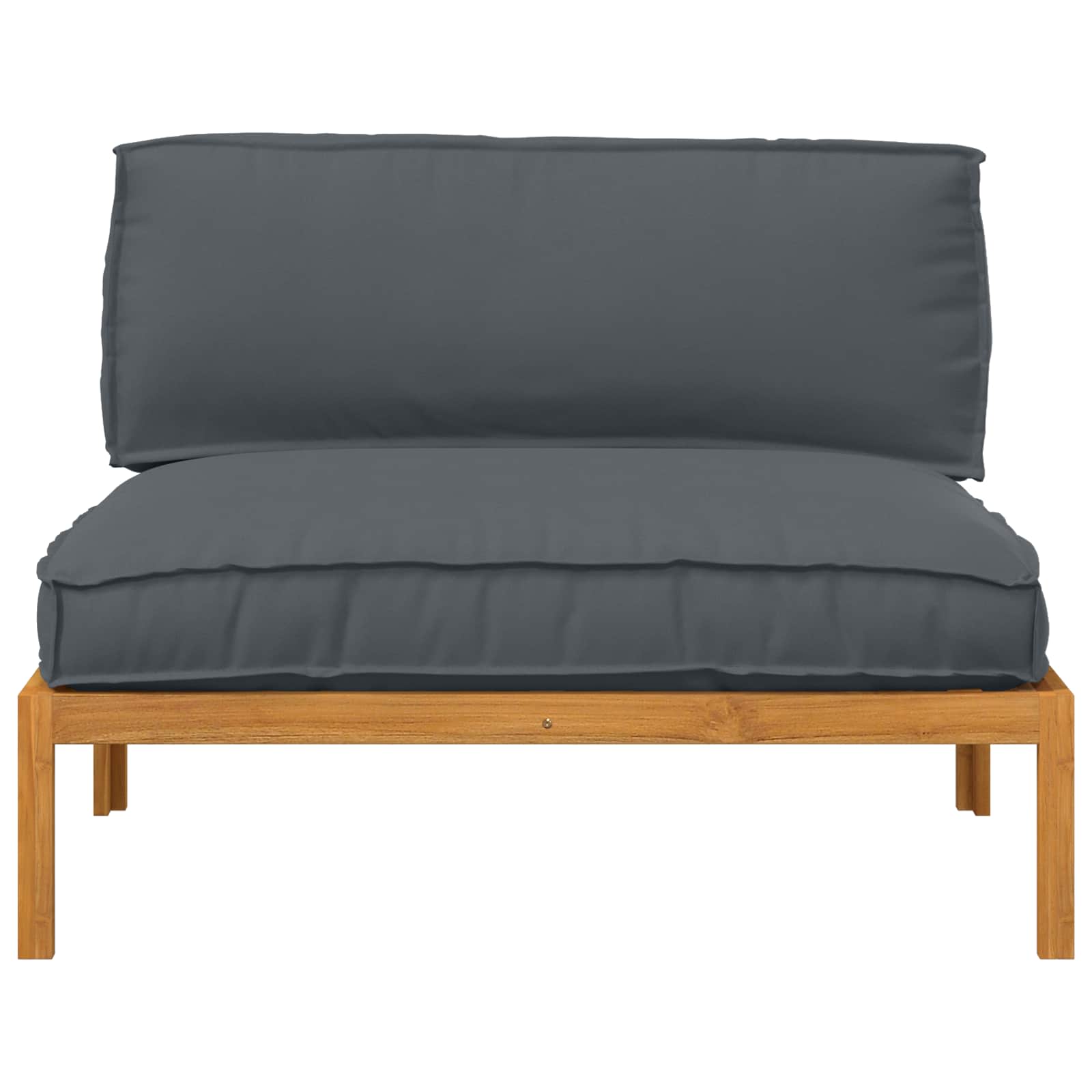 Set sofe Antracit 120 x 92 x 69 cm Čvrsto drvo akacije