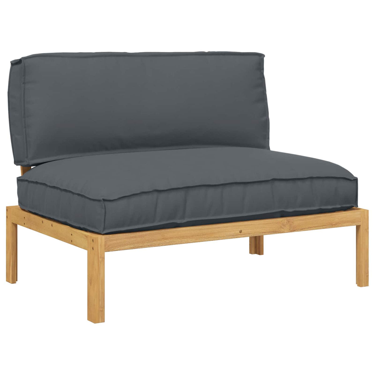 Set sofe Antracit 120 x 92 x 69 cm Čvrsto drvo akacije