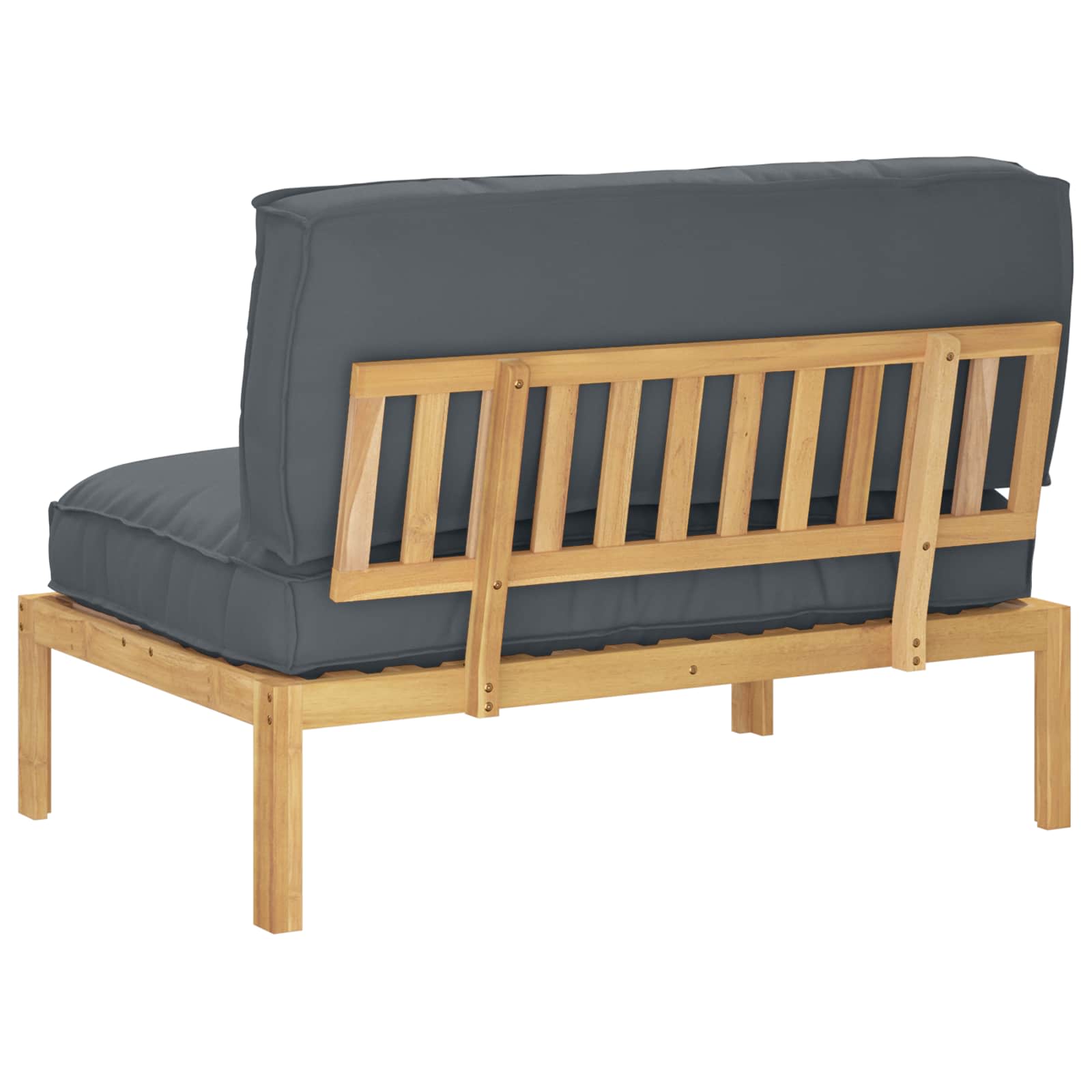 Set sofe Antracit 120 x 92 x 69 cm Čvrsto drvo akacije