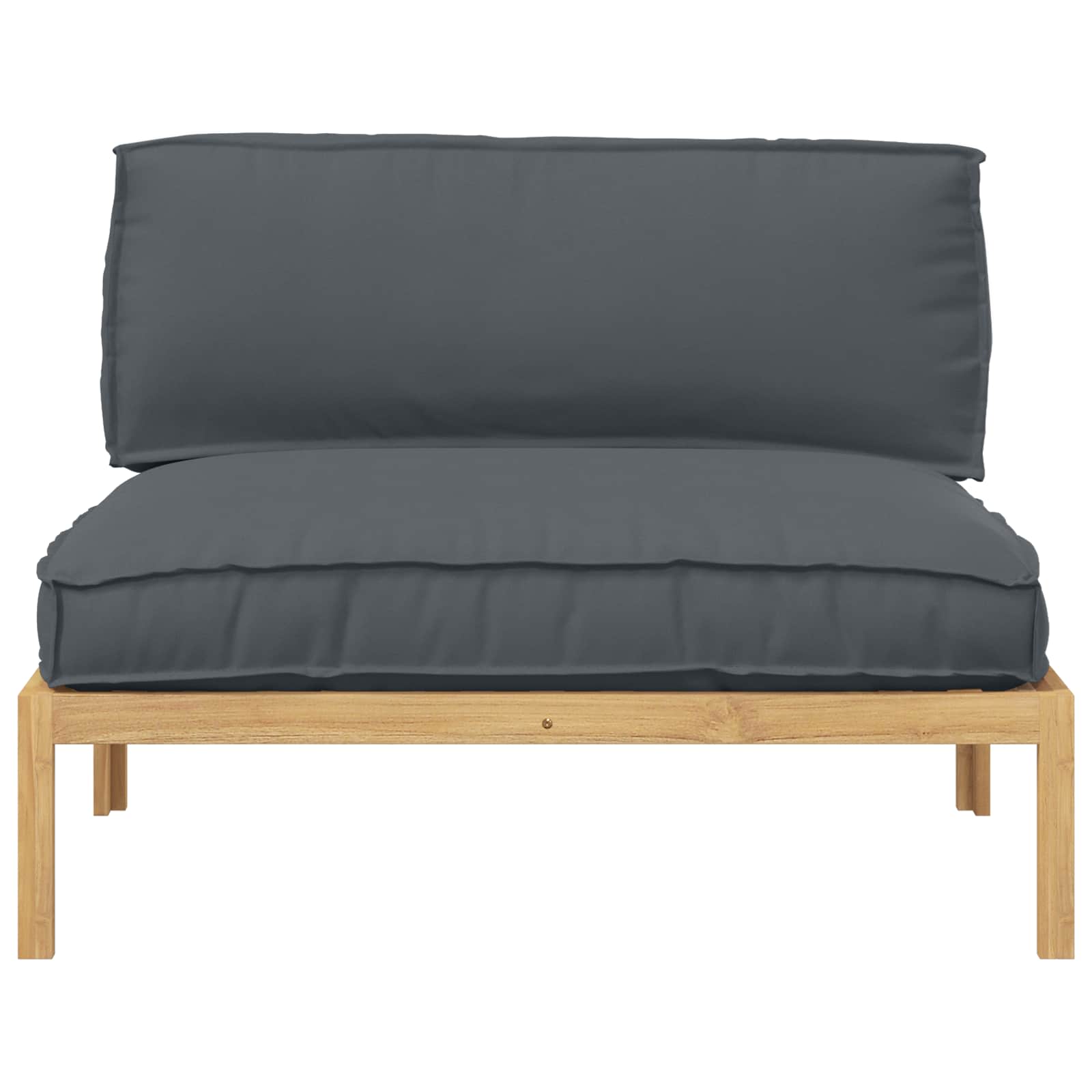 Set sofe Antracit 120 x 92 x 69 cm Čvrsto drvo akacije