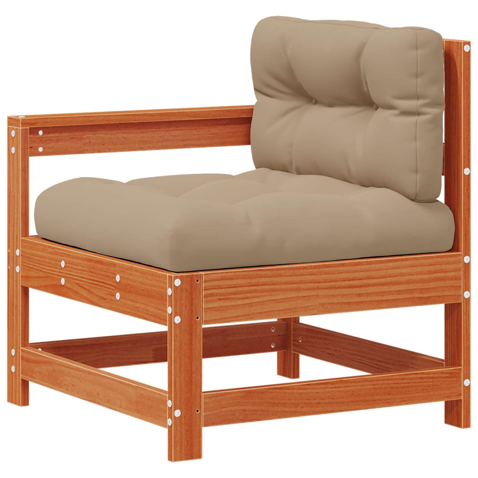 Set lounge namještaja za vrt 5 pcs Voštanosmeđa