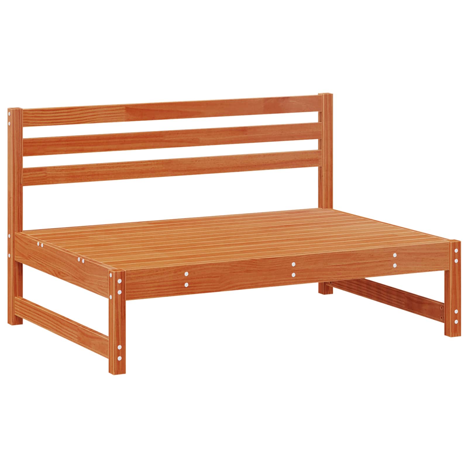 Set lounge namještaja za vrt 6 pcs Vosak Smeđa Masivna borovina
