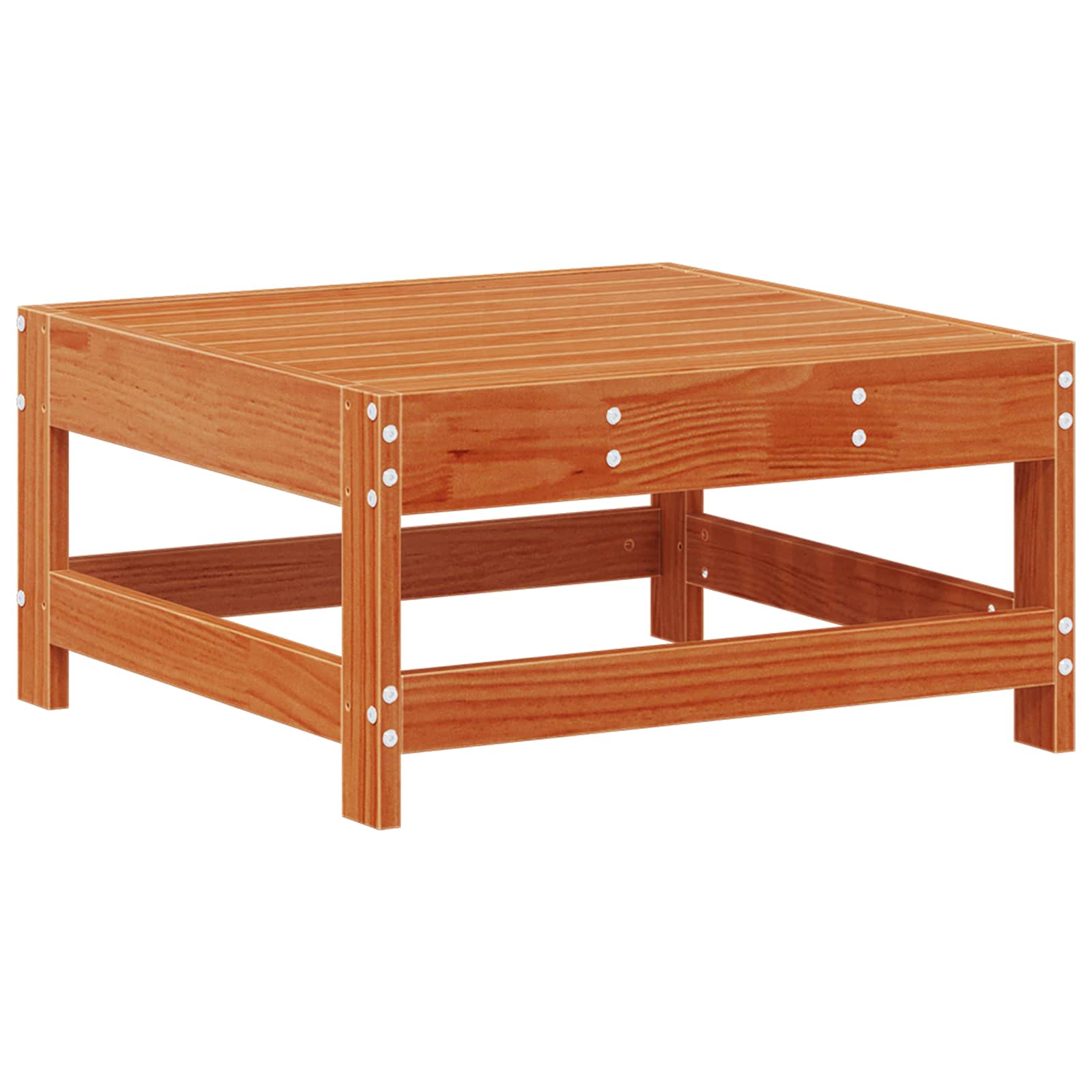 Set lounge namještaja za vrt 7 pcs Vosak Smeđa Masivna borovina