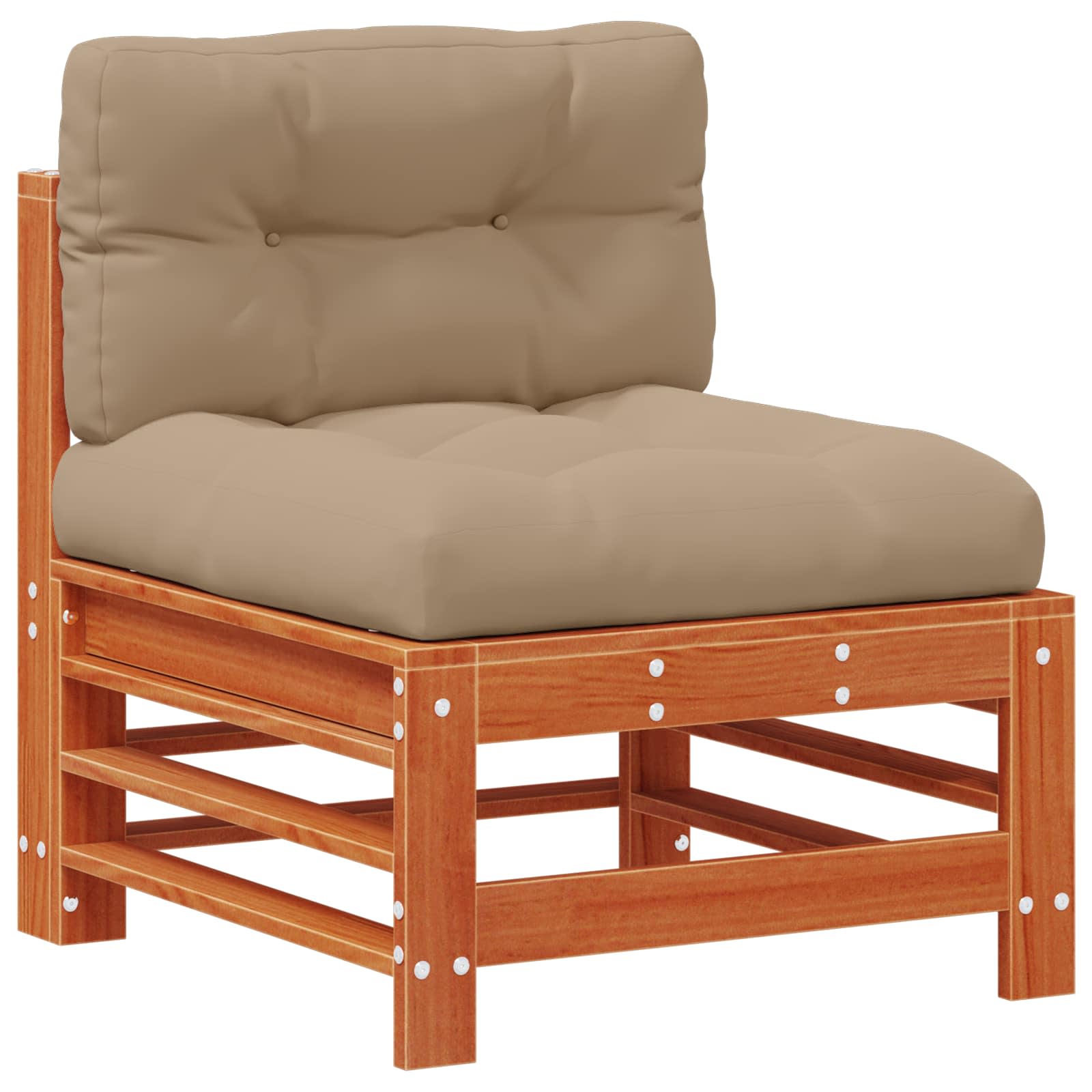 Set lounge namještaja za vrt 3 pcs Voštanosmeđa