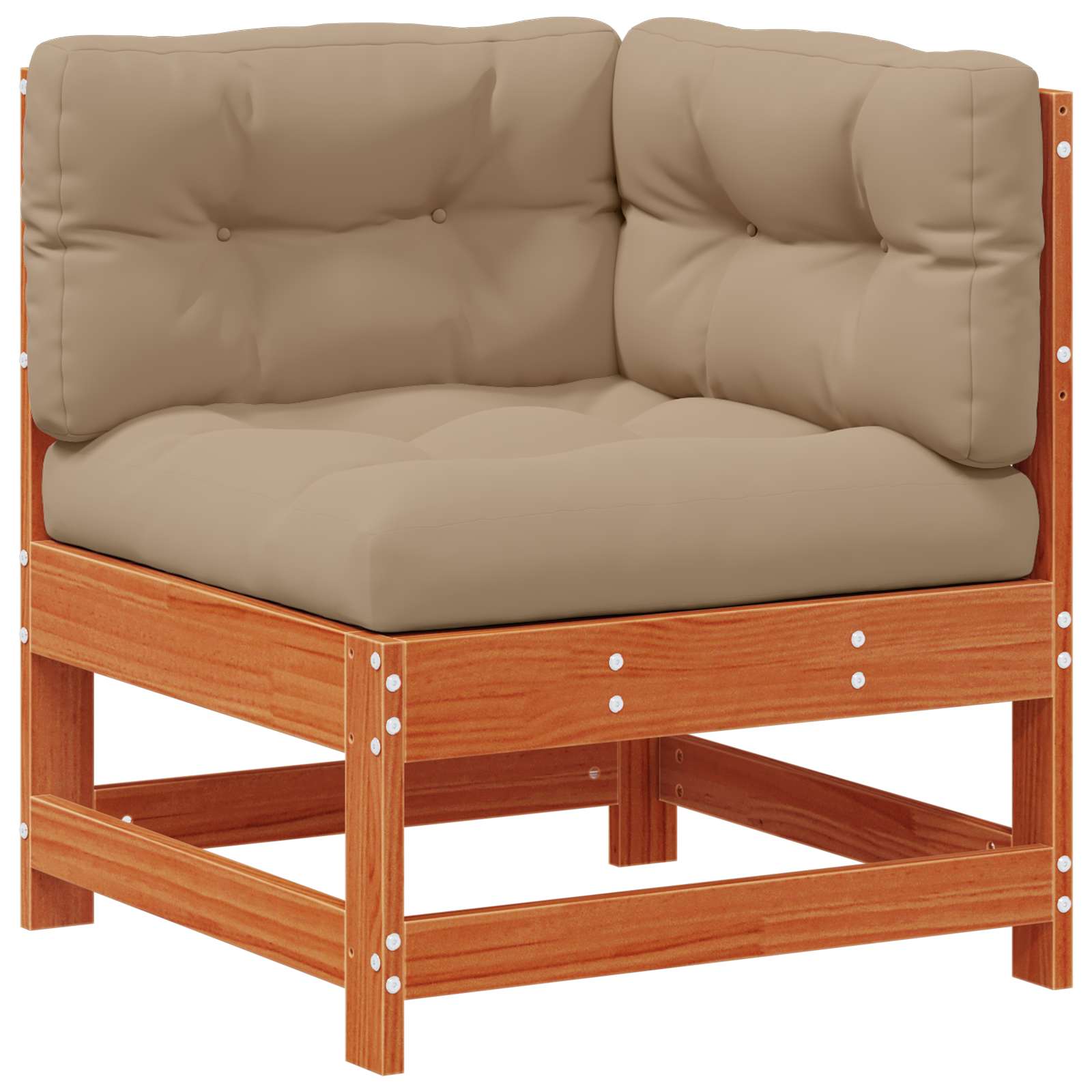 Set lounge namještaja za vrt 8 pcs Voštanosmeđa