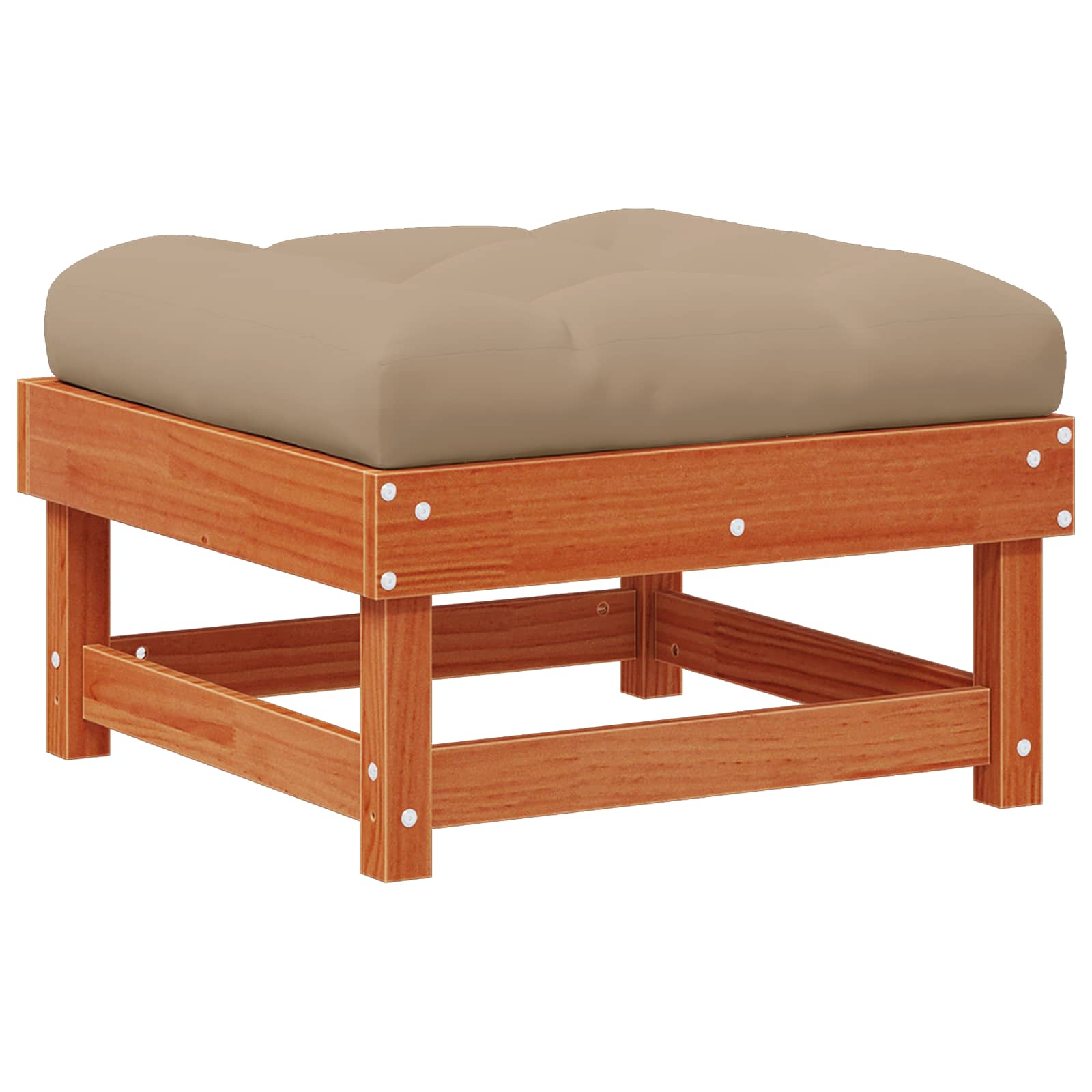 Set lounge namještaja za vrt 15 pcs Voštanosmeđa