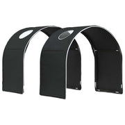 Tunis za krevet 2 pcs Crna 211 x 52,5 x 2 cm Poliester