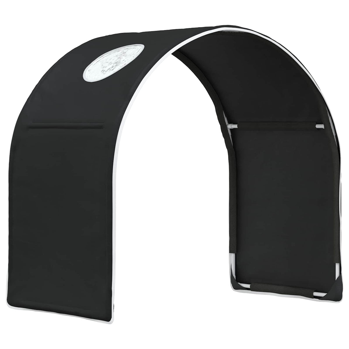 Tunis za krevet 2 pcs Crna 211 x 52,5 x 2 cm Poliester