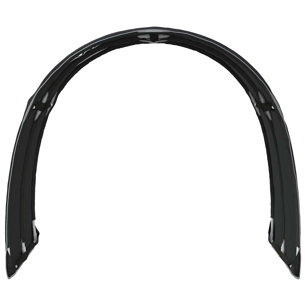 Tunis za krevet 2 pcs Crna 211 x 67.5 x 2 cm Poliester