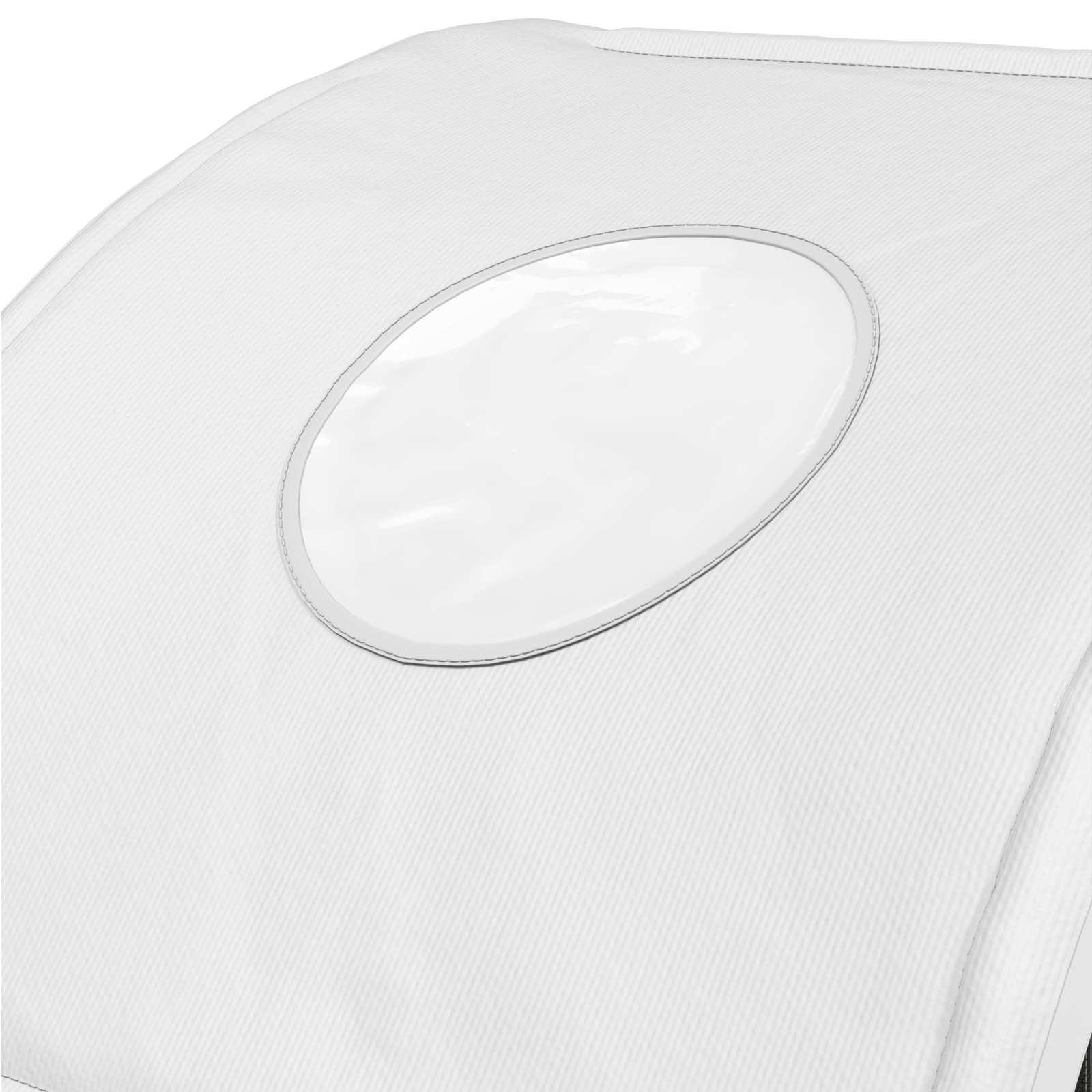 Tunis za krevet 2 pcs Bijela 211 x 67.5 x 2 cm Poliester