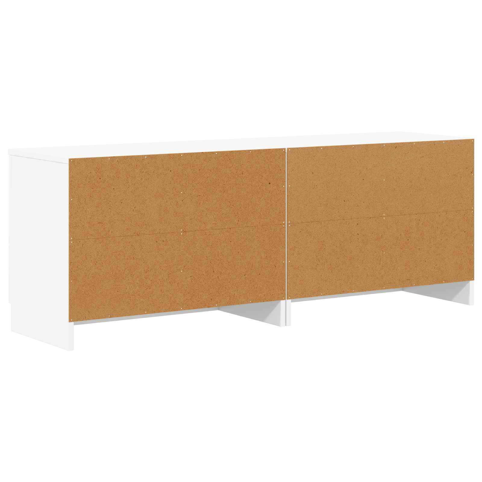 Ormarić za krevet s pohranom 2 pcs Bijela 66 x 35 x 48 cm