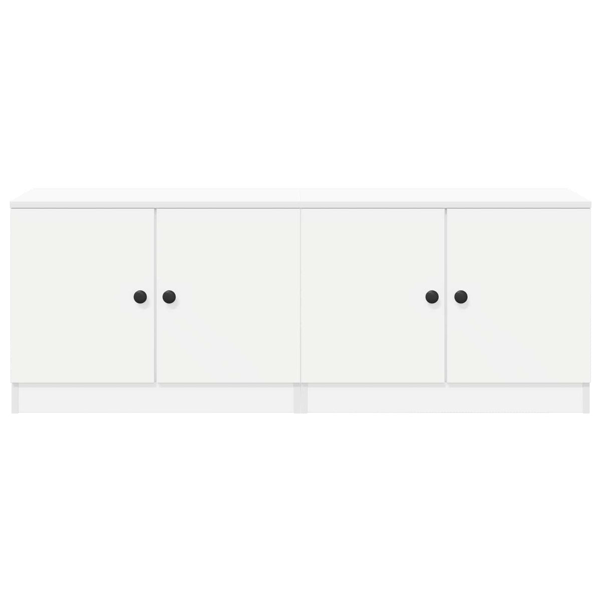 Ormarić za krevet s pohranom 2 pcs Bijela 66 x 35 x 48 cm