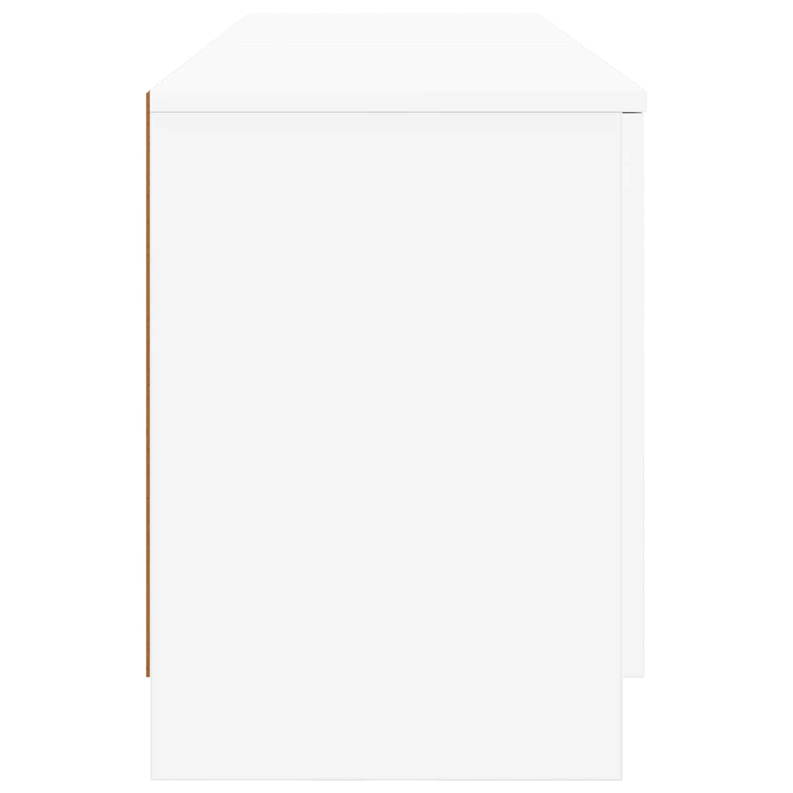 Ormarić za krevet s pohranom 2 pcs Bijela 66 x 35 x 48 cm