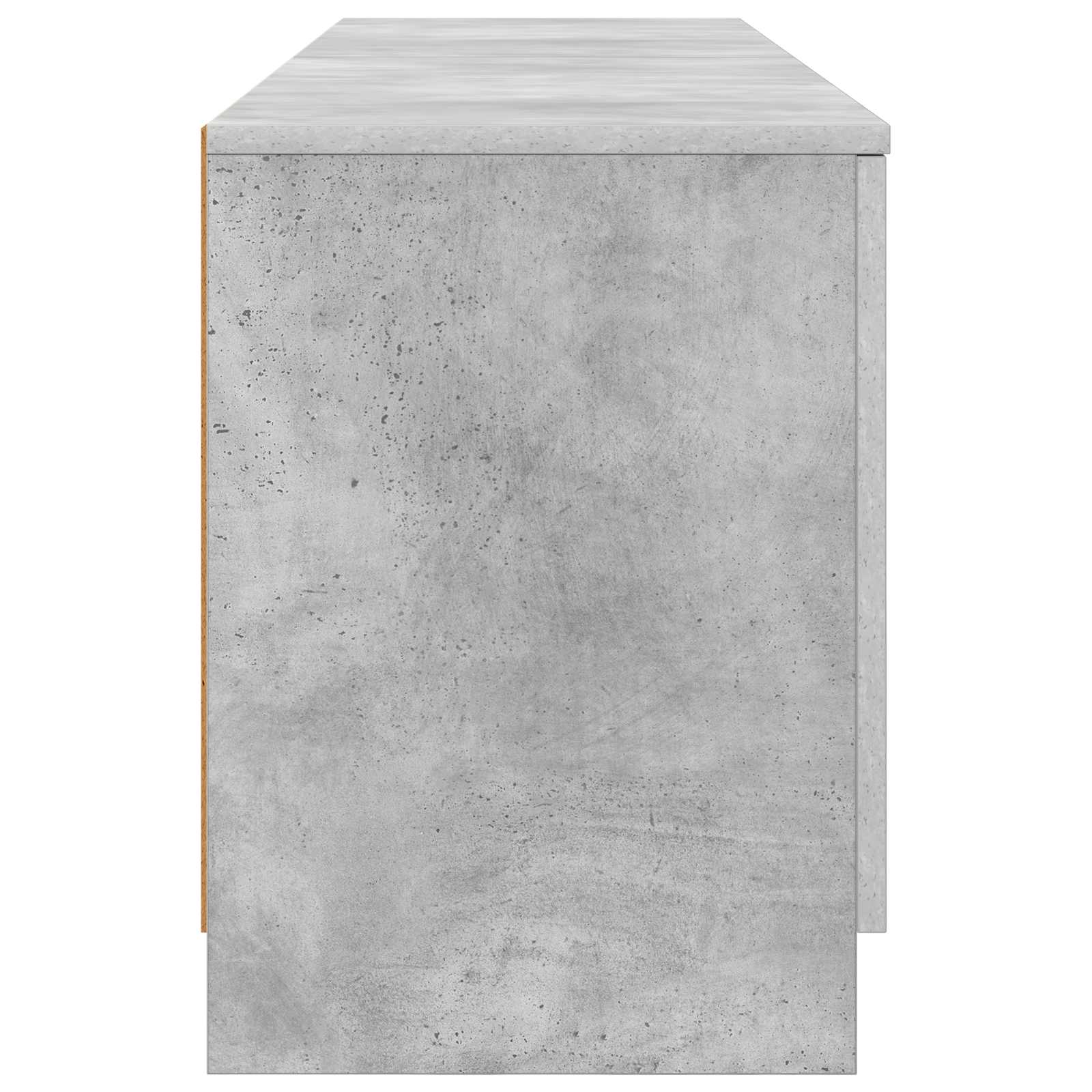 Ormar za krevet na kat 2 kom. Betonska siva 66 x 35 x 48 cm
