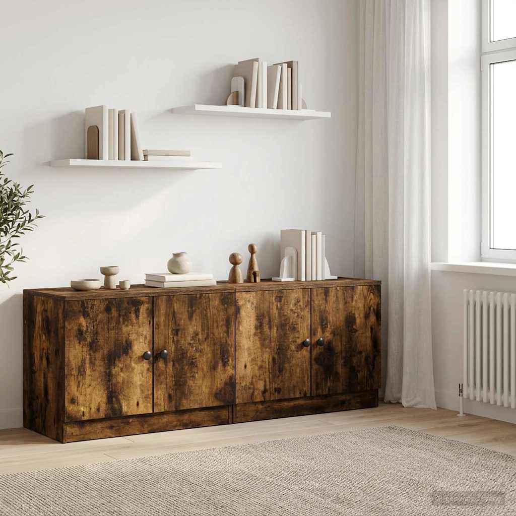 Ormarić za krevet 2 pcs Dimljeni Hrast 66 x 35 x 48 cm