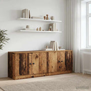 Ormar za krevet na kat 2 kom. Staro drvo 66 x 35 x 48 cm