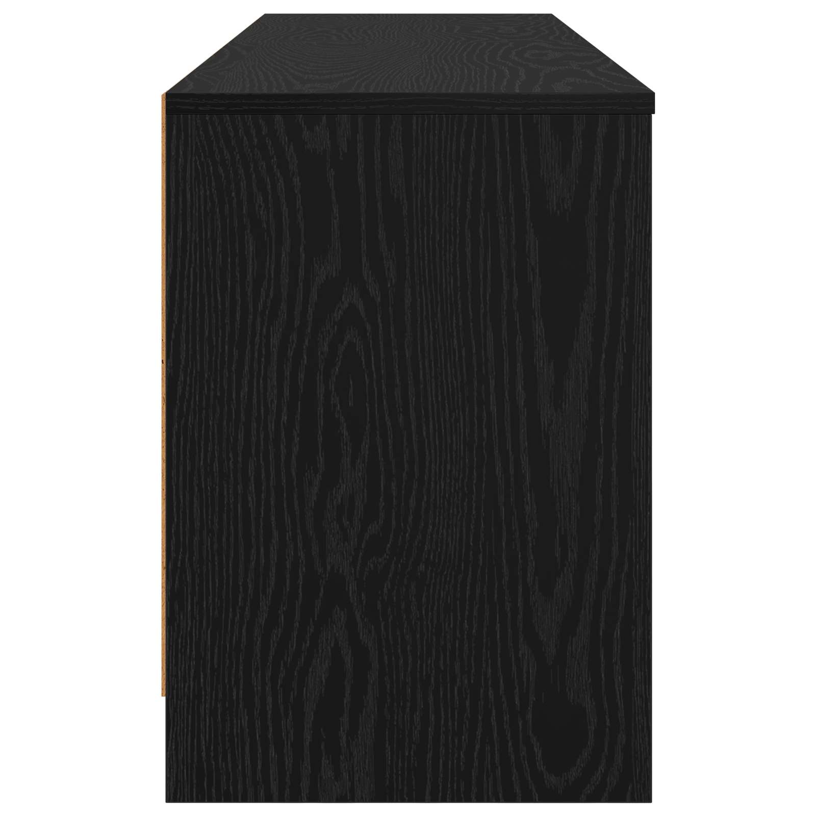 Ormarić za krevet s policom 2 pcs Crni hrast 66 x 33 x 48 cm