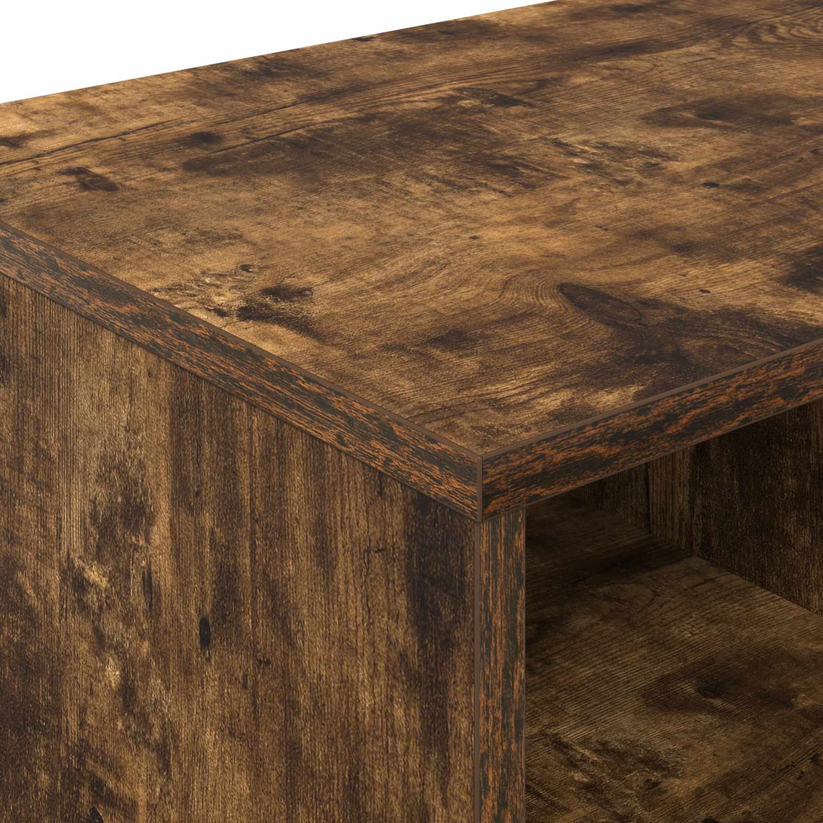 Ormarić za krevet s policom 2 pcs Staro drvo 66 x 33 x 48 cm