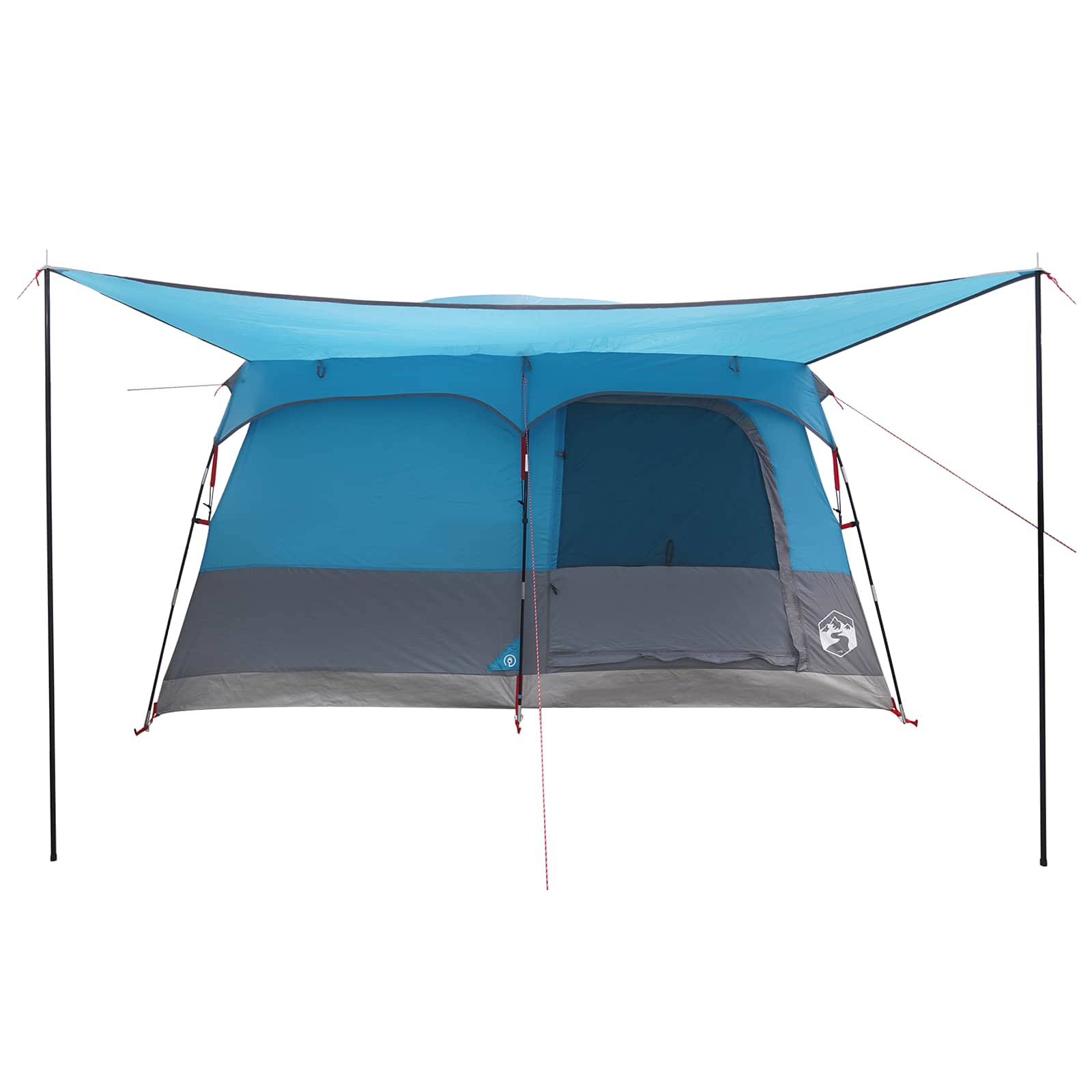 Obiteljski šator s krovom Plava 320 x 210 x 180 cm Poliester
