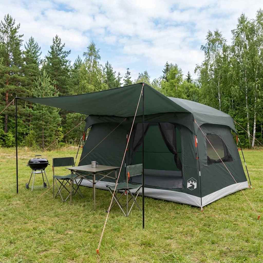 Obiteljski šator Maslinasto zelena 320 x 210 x 180 cm Poliester