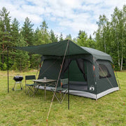 Obiteljski šator Maslinasto zelena 320 x 210 x 180 cm Poliester
