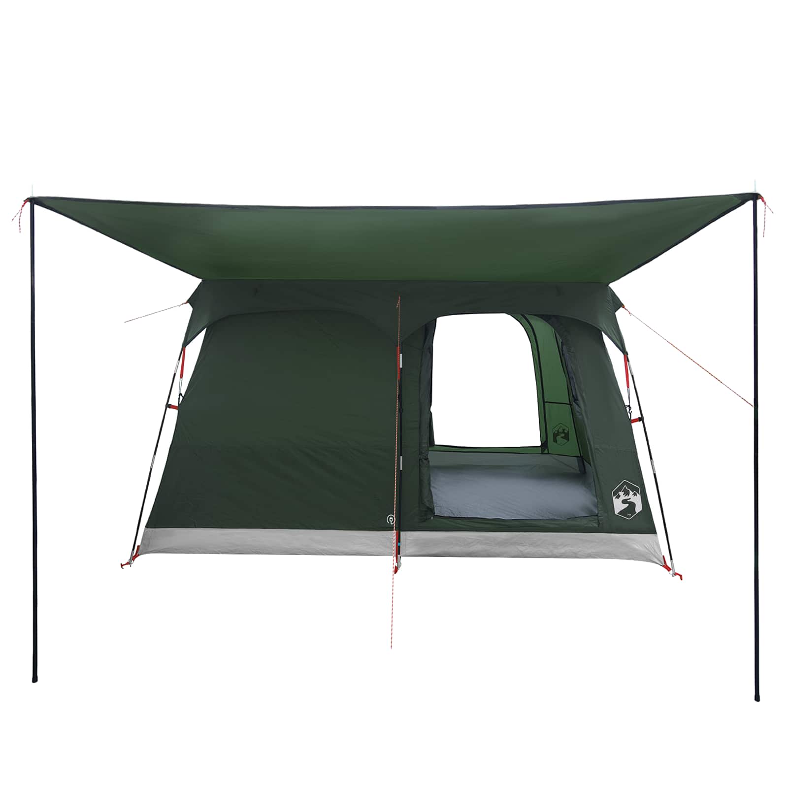Obiteljski šator Maslinasto zelena 380 x 260 x 190 cm Poliester
