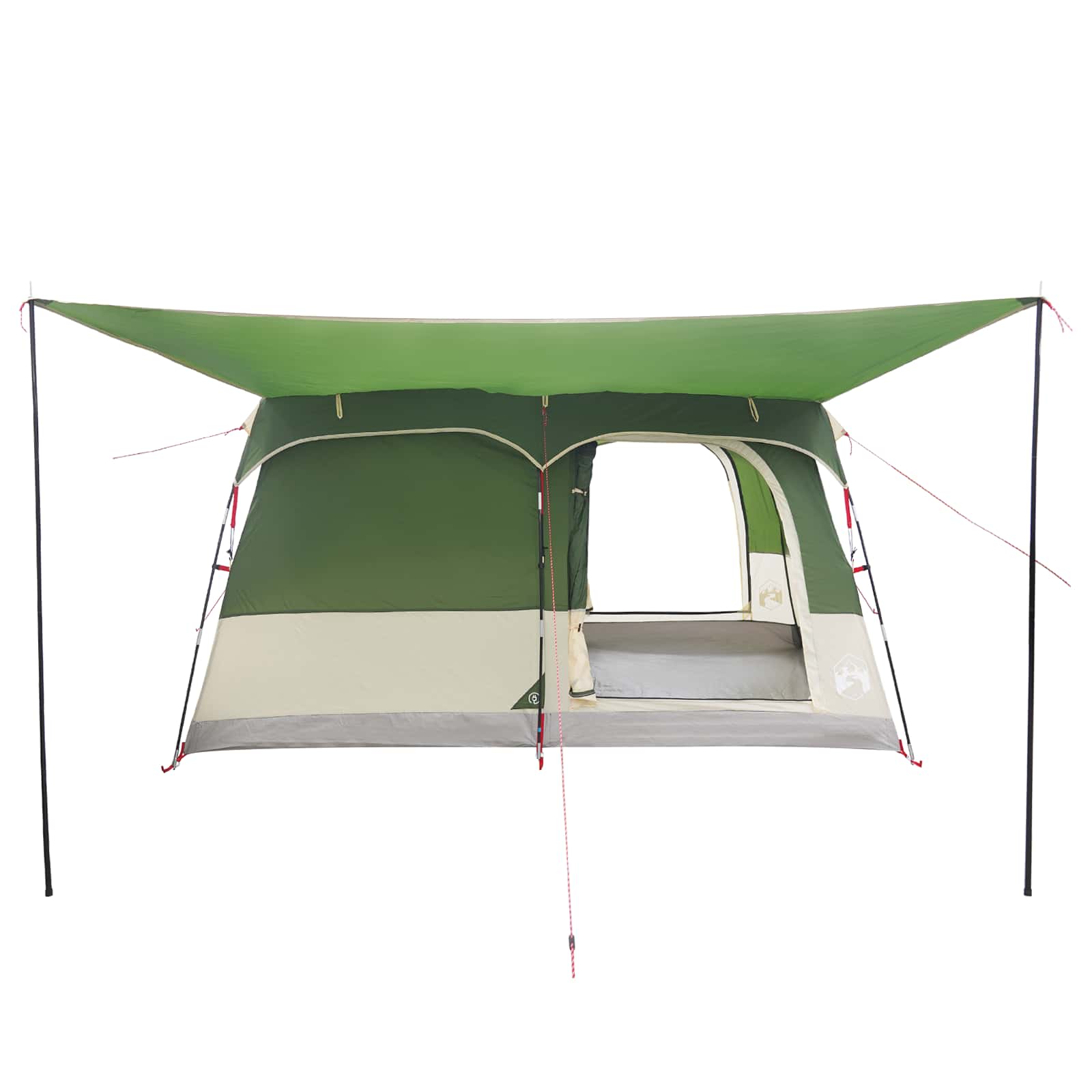 Obiteljski šator Zelena 500 x 400 x 230 cm Poliester i čelik