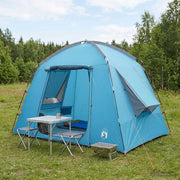Kabinski šator s krovom Plava 210 x 210 x 138 cm Poliester