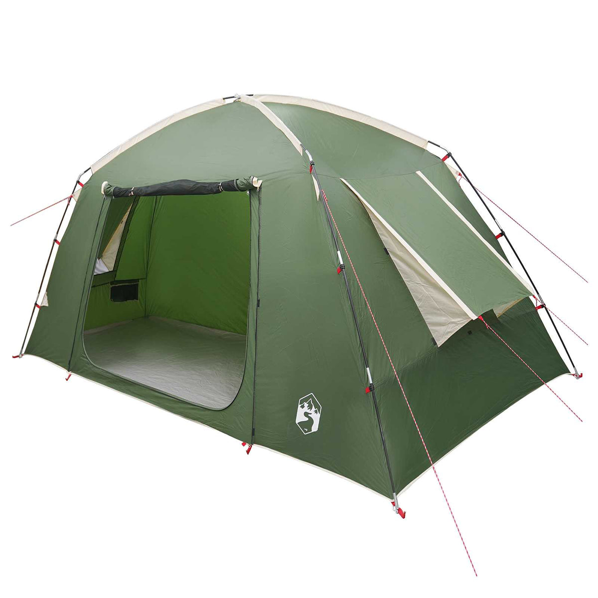 Kabinski šator s krovom Zelena 300 x 210 x 156 cm Poliester