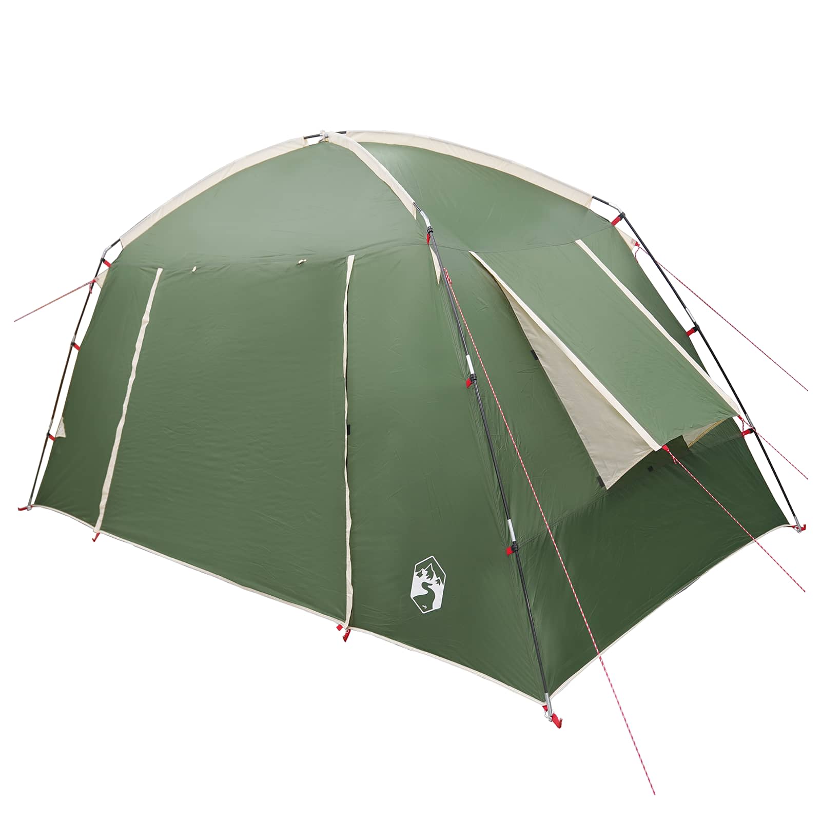 Kabinski šator s krovom Zelena 300 x 210 x 156 cm Poliester