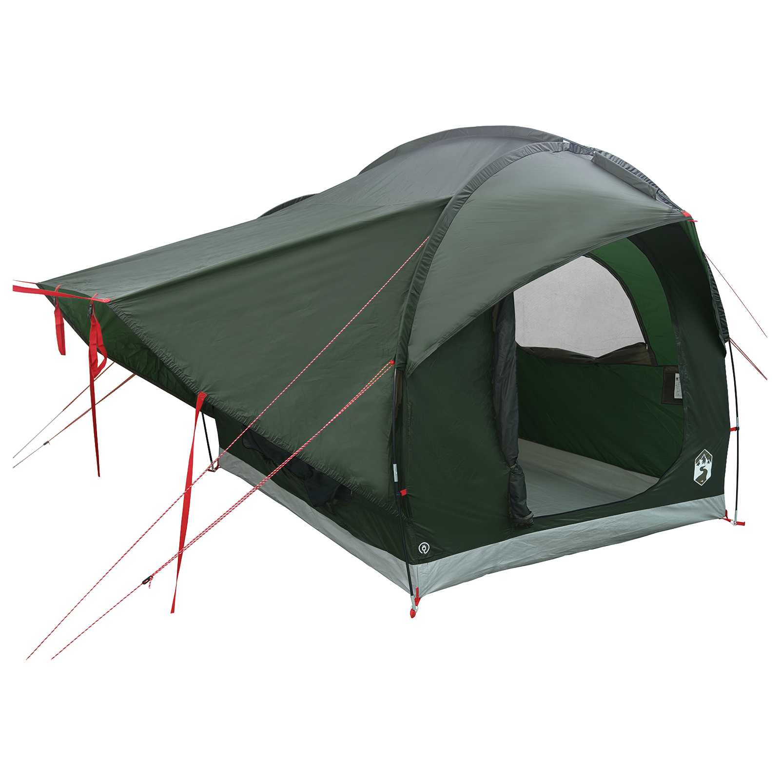 Šator za auto s krovom Maslinasto zelena 239 x 210 x 210 cm