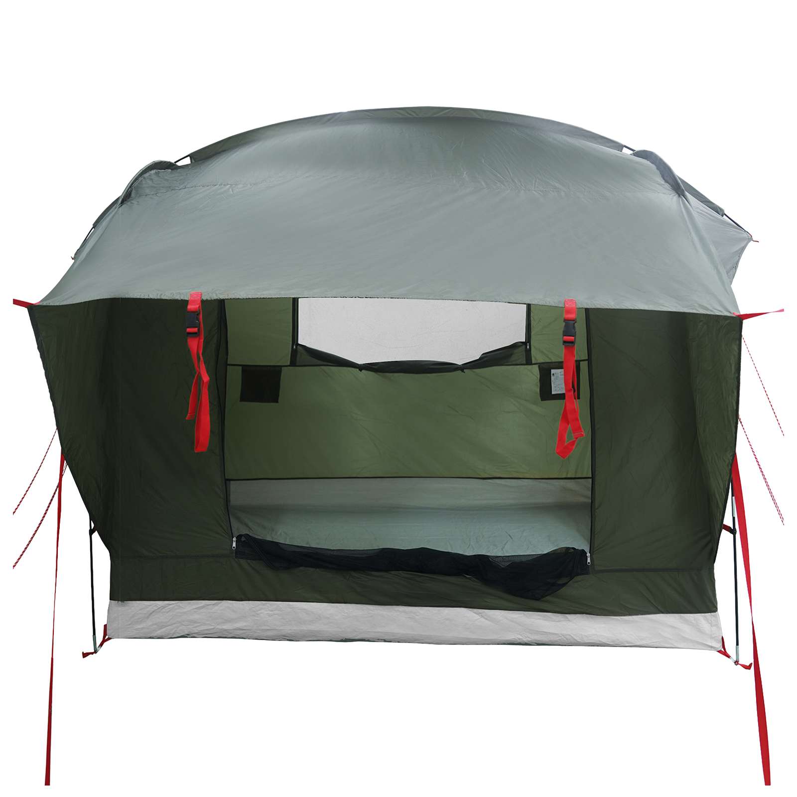 Šator za auto s krovom Maslinasto zelena 239 x 210 x 210 cm