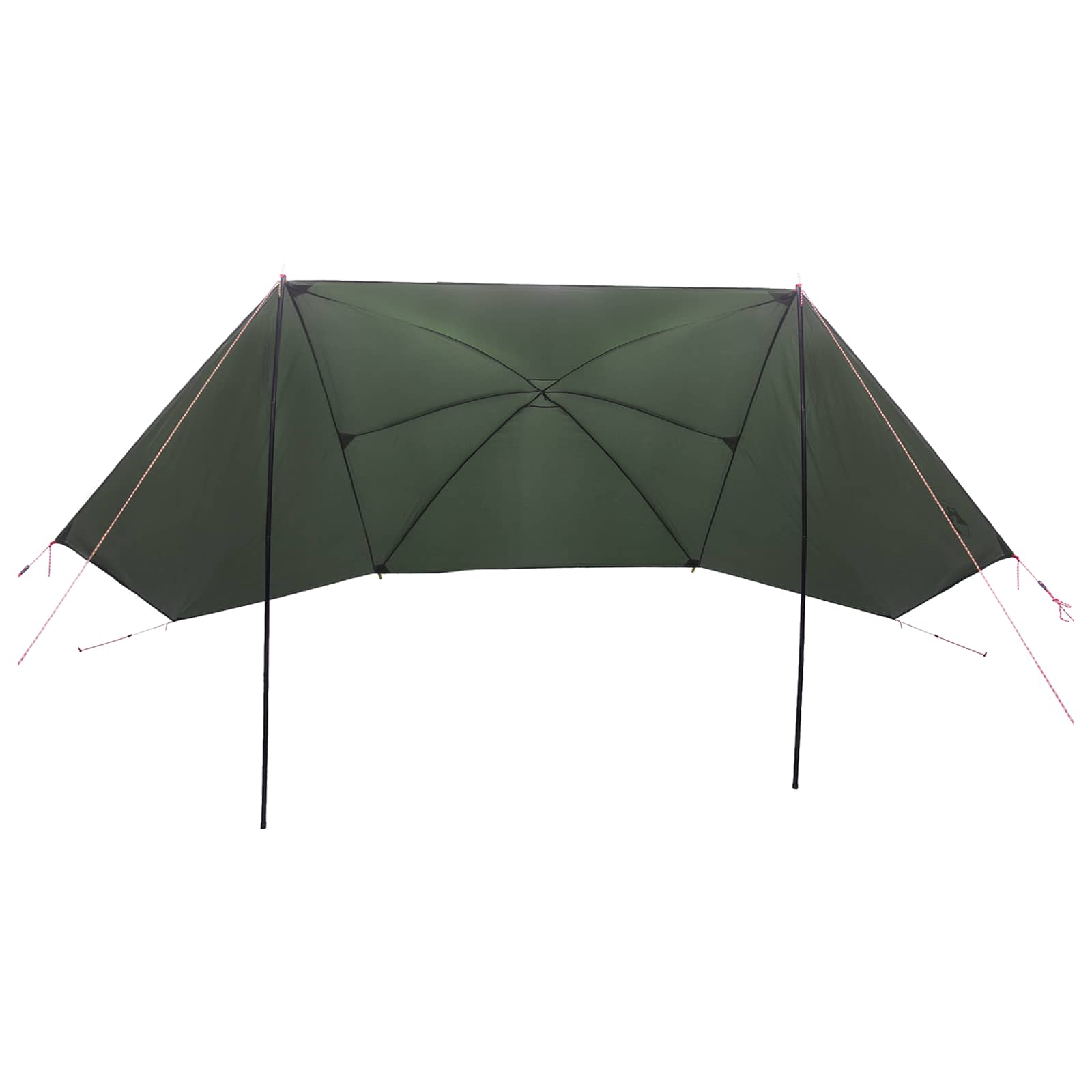 Šator za auto s krovom Maslinasto zelena 308 x 215 x 220 cm