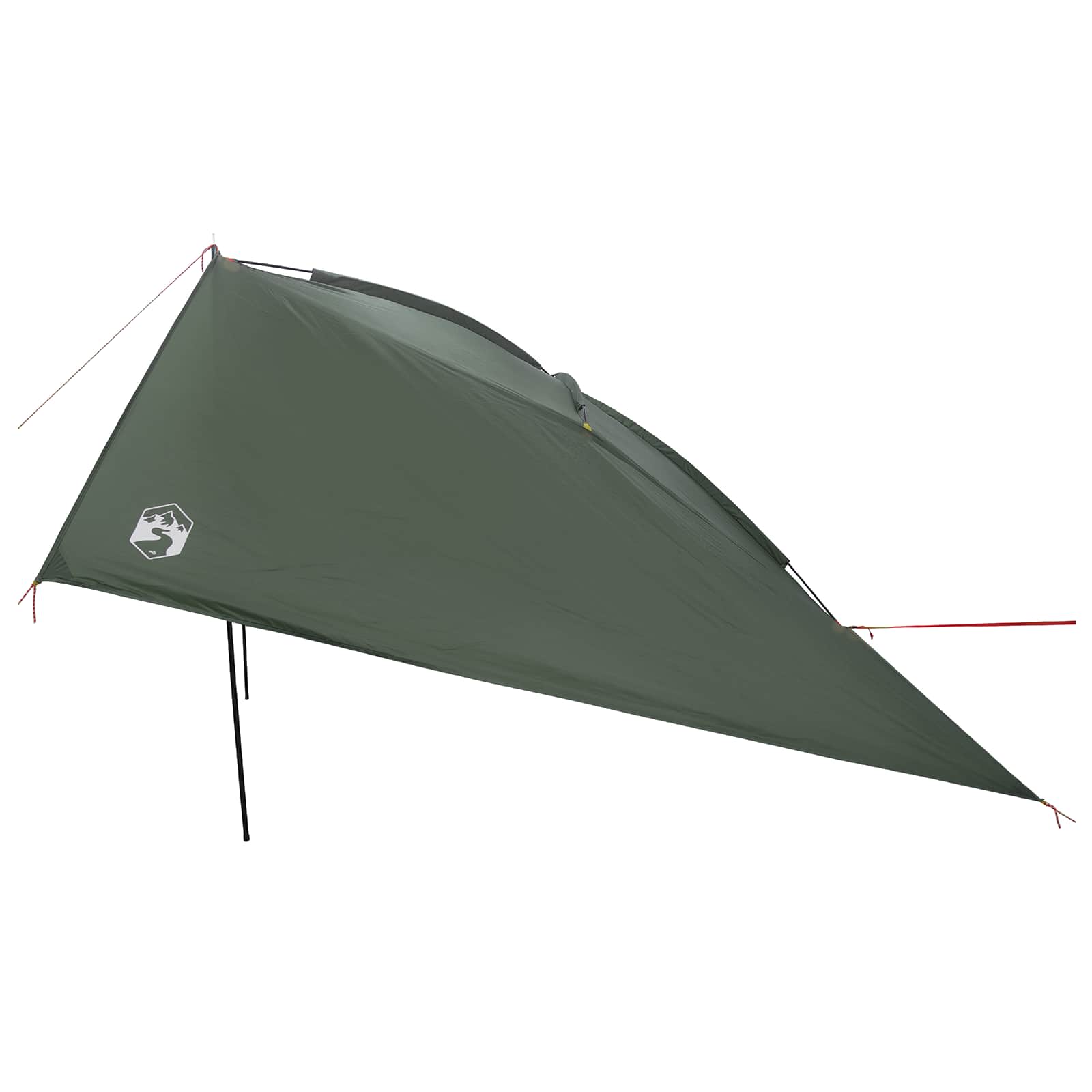 Šator za auto s krovom Maslinasto zelena 308 x 215 x 220 cm