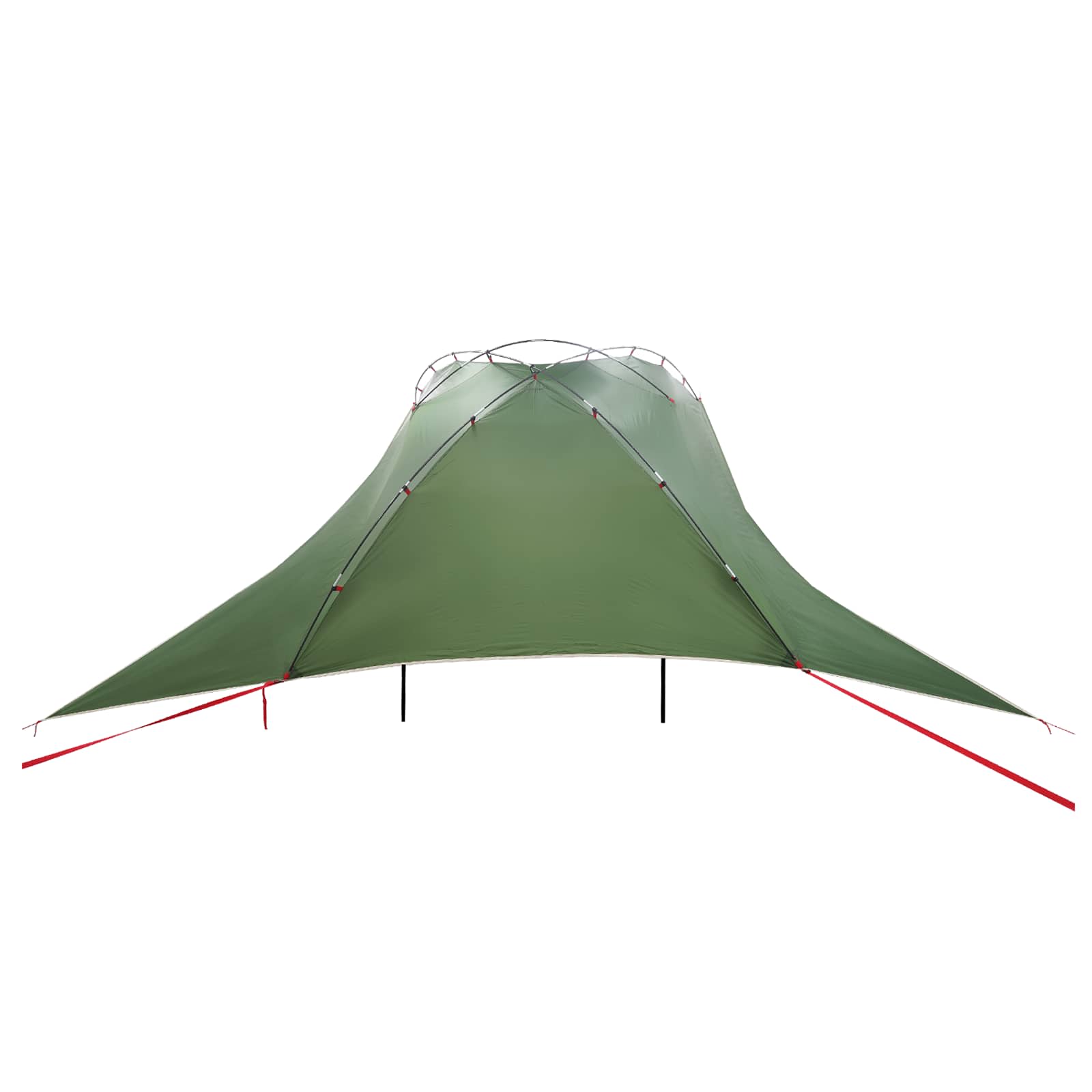 Šator za auto s krovom Zelena 350 x 250 cm Poliester i čelik