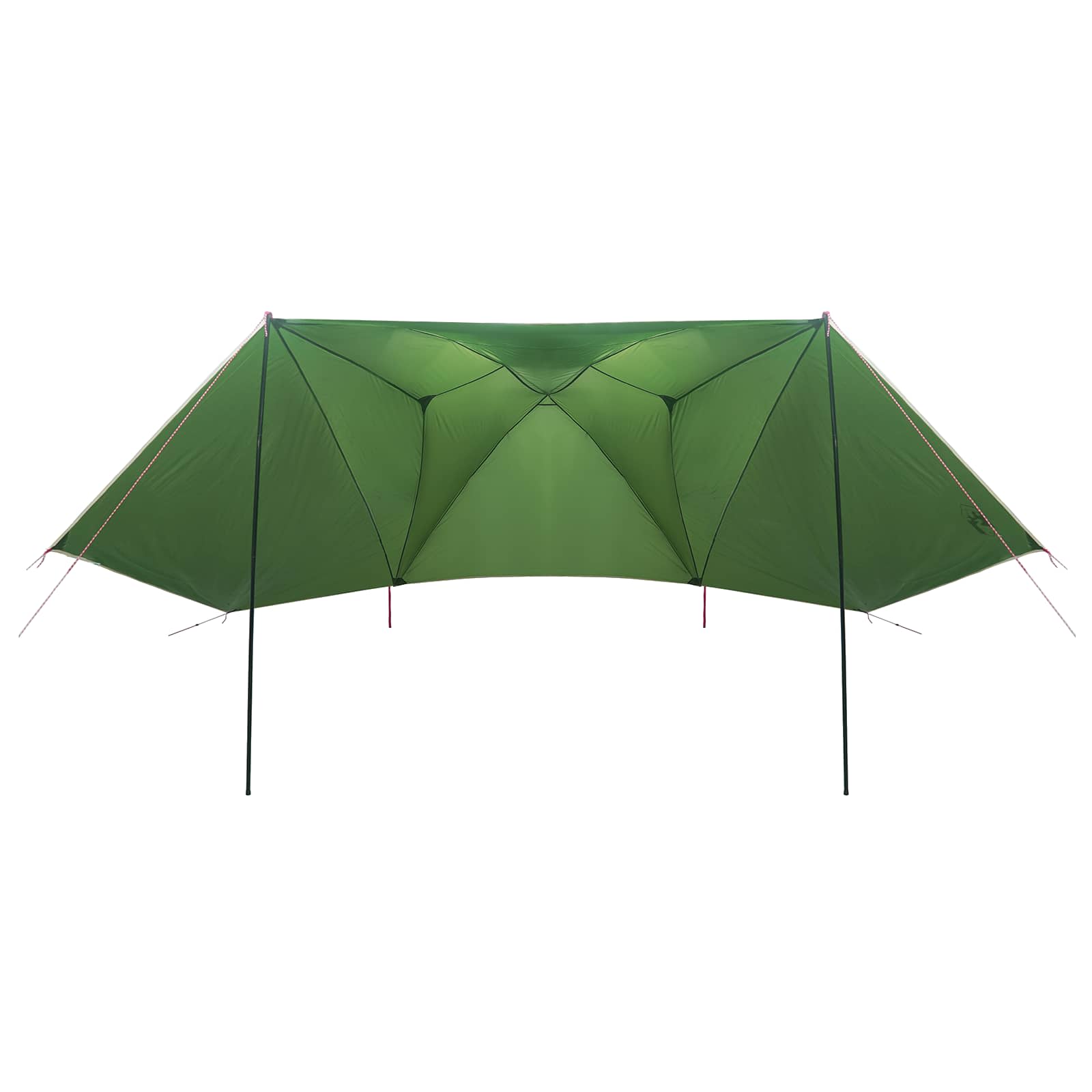 Šator za auto s krovom Zelena 350 x 250 cm Poliester i čelik
