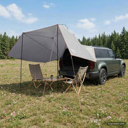 Šator za auto Siva i narančasta 350 x 250 cm Poliester i čelik