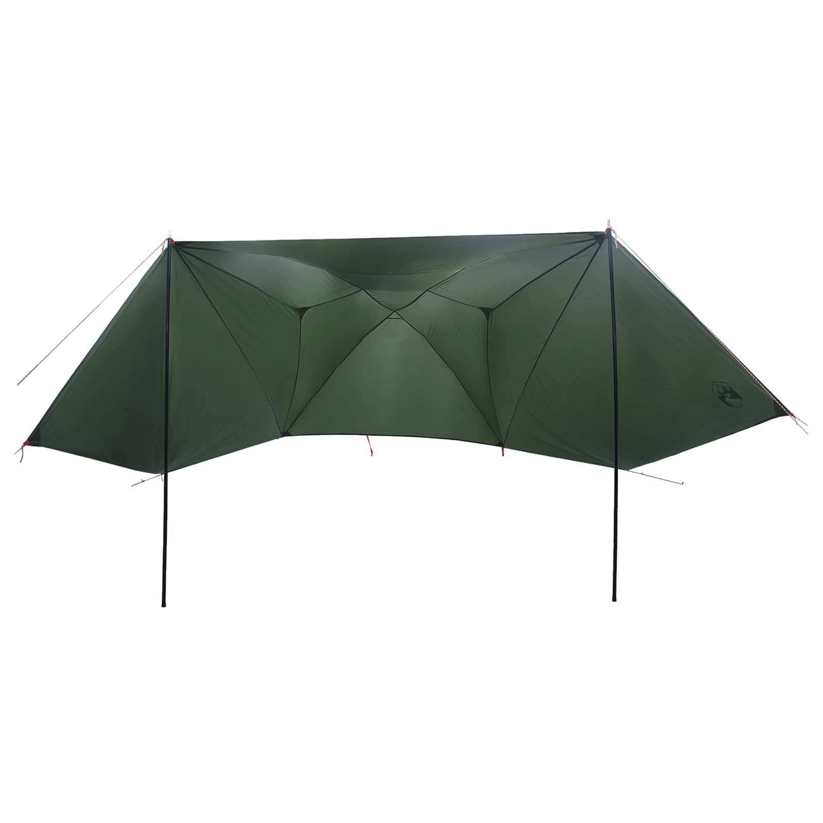 Šator za auto Maslinasto zelena 350 x 250 cm Poliester i čelik