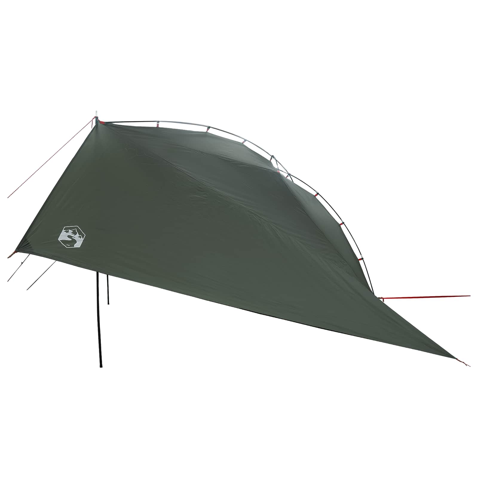 Šator za auto Maslinasto zelena 350 x 250 cm Poliester i čelik