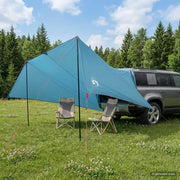 Nadstrešnica za vozilo s krovom Plava 518 x 580 x 215 cm