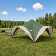 Šator za zabave Zelena 500 x 500 x 350 cm Poliester i čelik