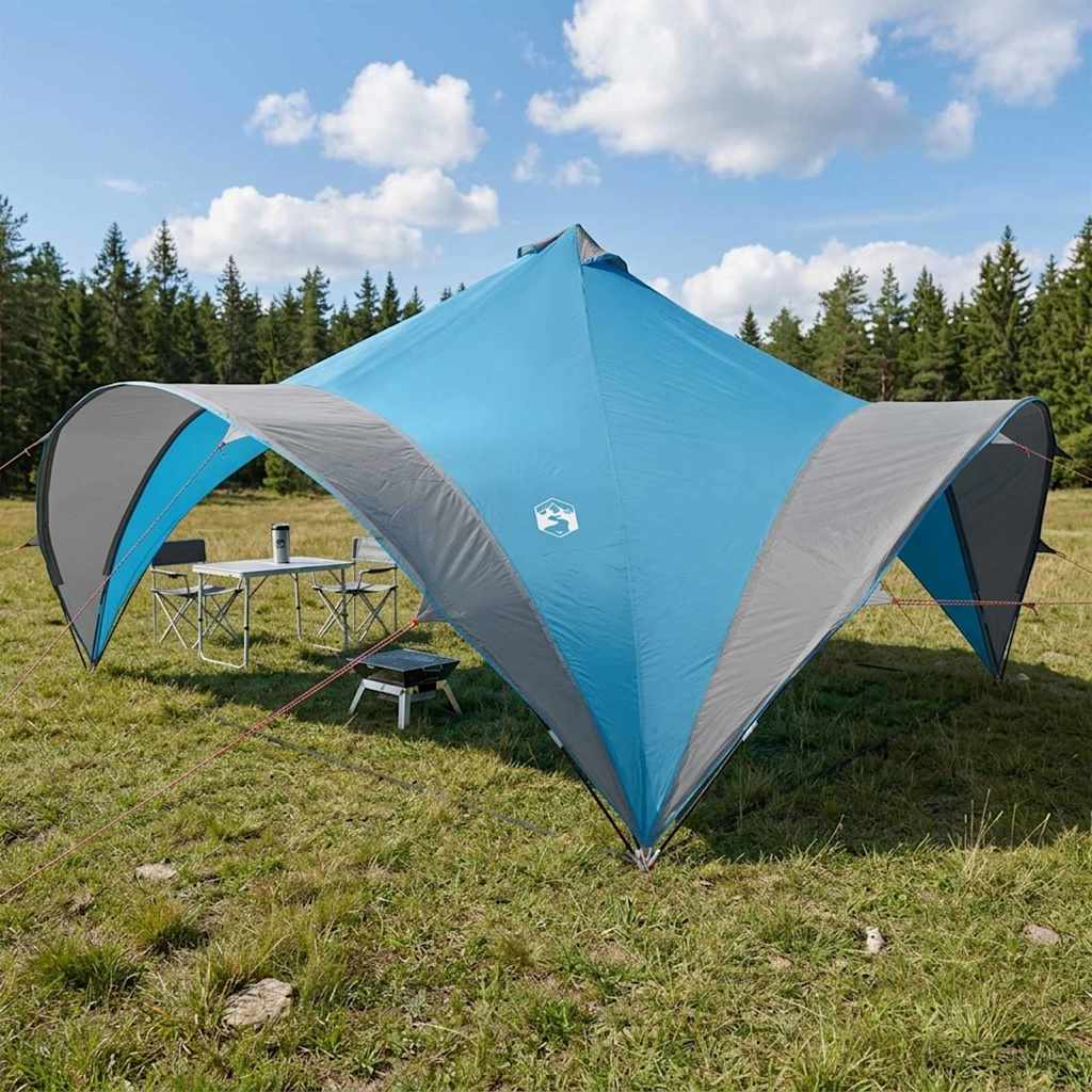 Šator za zabave Plava 500 x 500 x 350 cm Poliester i čelik