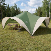 Šator za zabave Zelena 600 x 600 x 400 cm Poliester i čelik